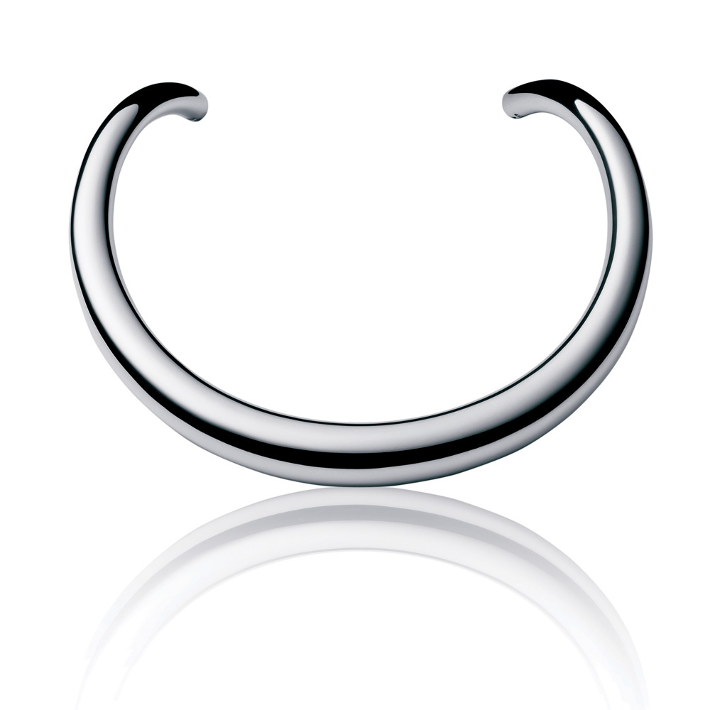 Georg Jensen Silver Neck Ring - Archive Collection Aura #A29A