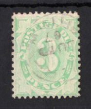 M2870 Australia 1903 SGD25w - 3d emerald green Wmk Upright, 12 compound with 11