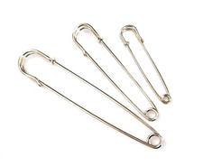 3 pcs Large Safety Pins Blanket Clothes Leather Canvas Blankets Crafts Skirts