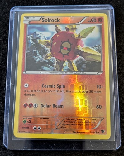 Pokémon TCG - Solrock 64/146 REVERSE HOLO - XY - 2014 - Picture 2 of 2