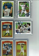 2021 Topps Baseball Series 1 & 2 Houston Astros Team Set (23) Base Cards ++++