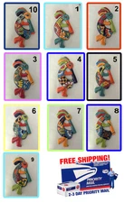 D13 Talavera 7" Kokopelli Koko MEXICAN POTTERY HAND CRAFTED FOLK ART ceramic