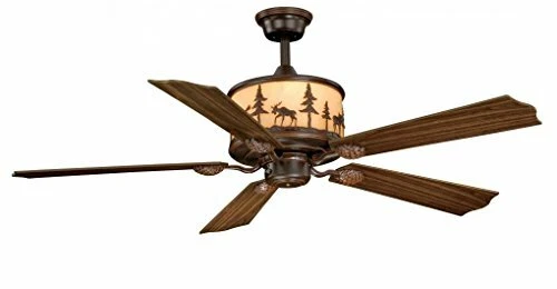 Vaxcel FN56305BBZ Yellowstone Ceiling Fan, 56", Burnished Bronze Finish - Picture 1 of 1