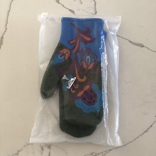 Women Winter Warmer Gloves Stretch Flower Christmas Thermal Full Fingers Mittens