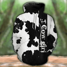 DAIRY COW PATTERN HOODIE Mother Day Gift All Over Print Us Size Best Price