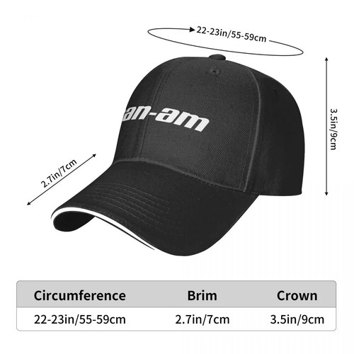 Brp Atv Can Am Cap: Adult Hip-Hop Trucker, Racing Snapback Summer Hats - Picture 5 of 5