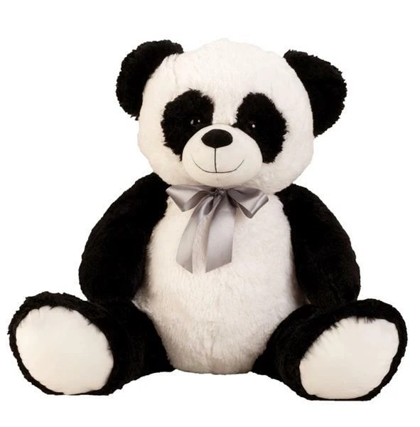 XL Panda Bär 80 cm groß Teddybär Kuscheltier Teddy Pandabär mit Schleife