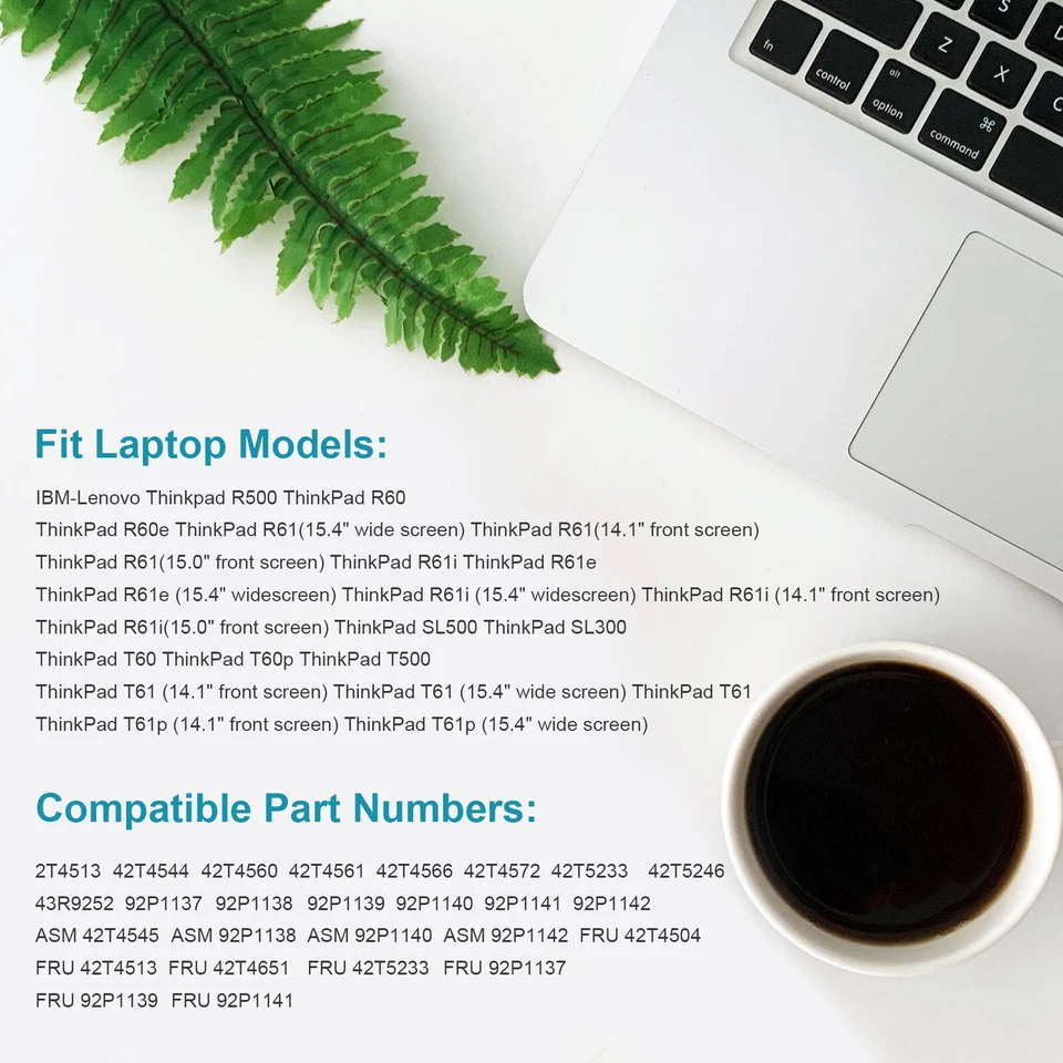 6/9Cell Battery for IBM Lenovo Thinkpad T60 T61 R60 R61 R500 T500 R61e R61i T60p - Image 4 of 4