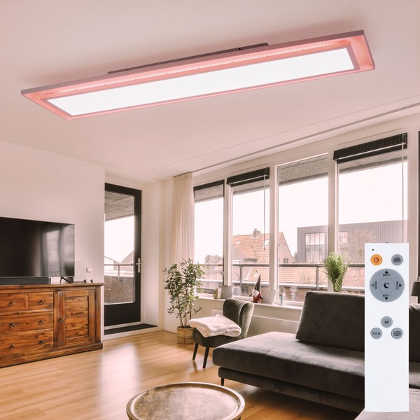 Deckenleuchte Tageslichtlampe Deckenlampe Led Wohnzimmerleuchte Dimmer L 85Cm-image