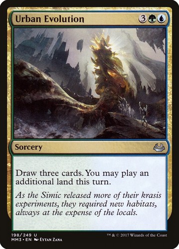 1x Urban Evolution *FOIL* - NM - Modern Masters 2017 - SPARROW MAGIC mtg