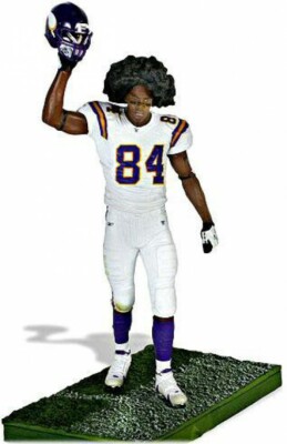 【超希少】Mcfarlane NFL RANDY MOSS NFL Sports Picks Series 13 Randy Moss Action Figure [Afro