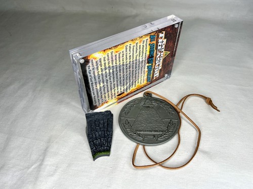 National Treasure, All Seeing Eye Of Providence, Solid Metal, Plaque, Easel - Picture 8 of 10
