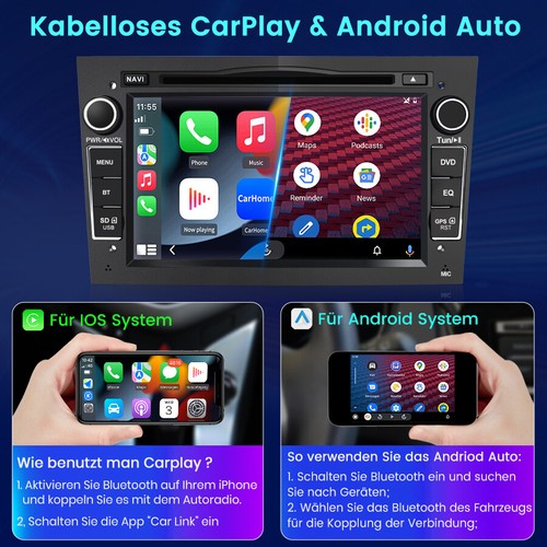 8-Kern Android 13 Navi Autoradio Opel Corsa D Zafira Astra H Vivaro Meriva 64GB - Bild 4 von 13