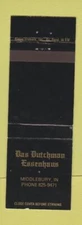 Matchbook Cover - Das Dutchman Essenhaus Middlebury IN
