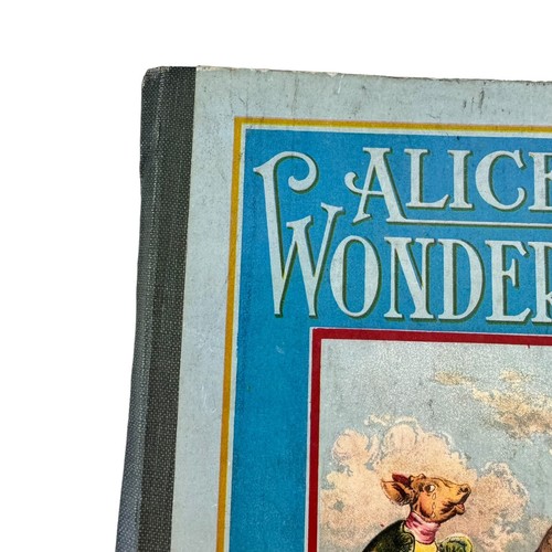 Vintage Alice's Adventures In Wonderland Lewis Carroll McLoughlin Bros 1920s - Picture 3 of 23