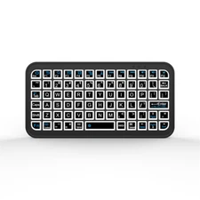 Mini Wireless Keyboard Bluetooth Compatible For Phone Tablet Color Backlit