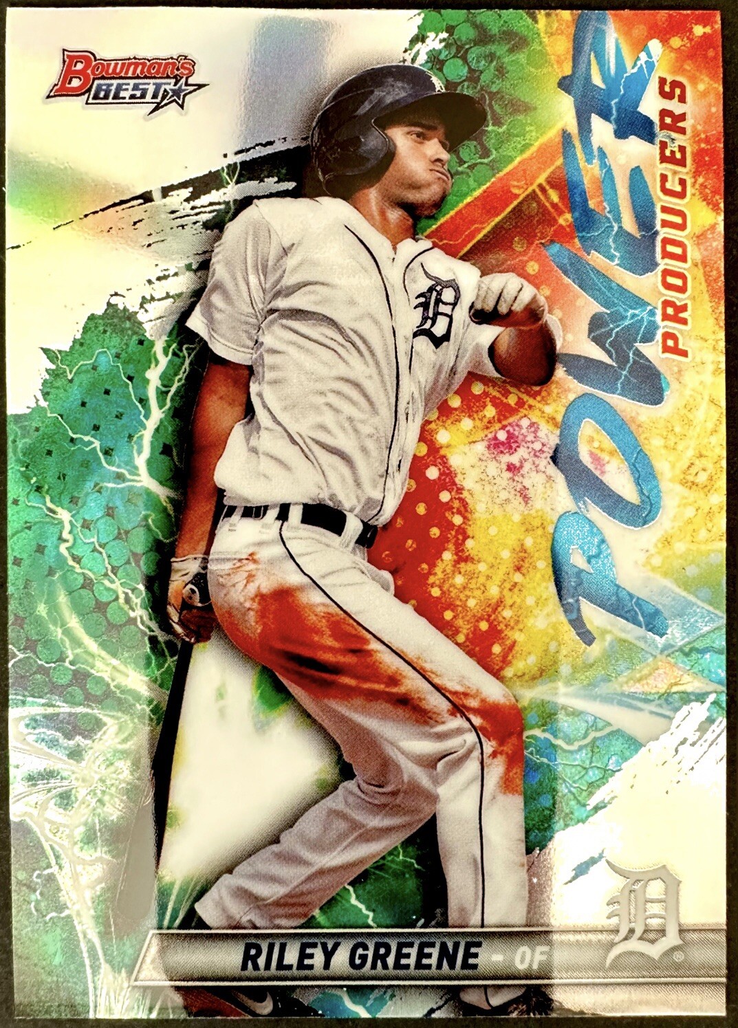 2019 Bowman's Best Power Producers Refractors #PPRG Riley Greene