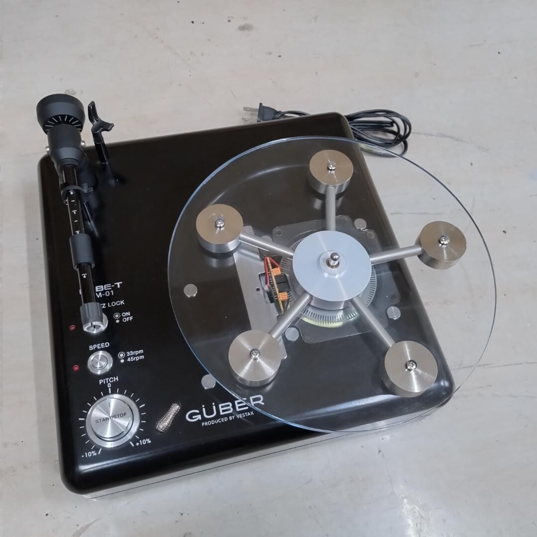 VESTAX GUBER CUBE-T CM-01 ターンテーブル ☆Vestax GUBER CUBE-T CM-01 レア!! ベスタクス ターンテーブル