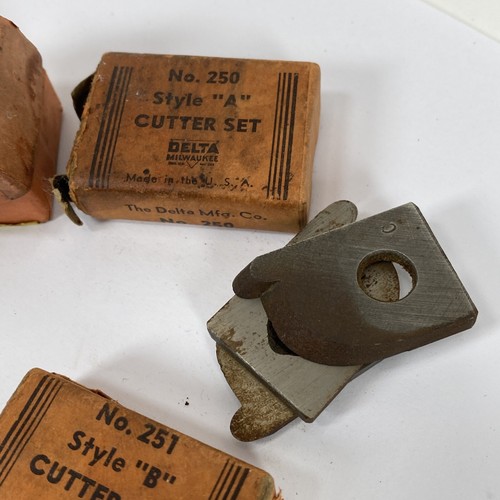 Vintage DELTA Cutter Set LOT #35-194, 250A & 250B & RICHARDS ENG. RE#23 - Bild 8 von 9