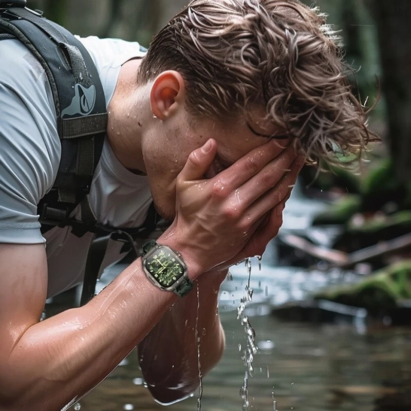 R4U Toughan Sport IP67 Smart Watch  Bluetooth Calls -AI -WK WH-03 2.01 inch - Picture 4 of 10