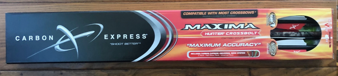 20 Inch Crossbow Bolts Carbon Express 52113 Maxima Hunter 20
