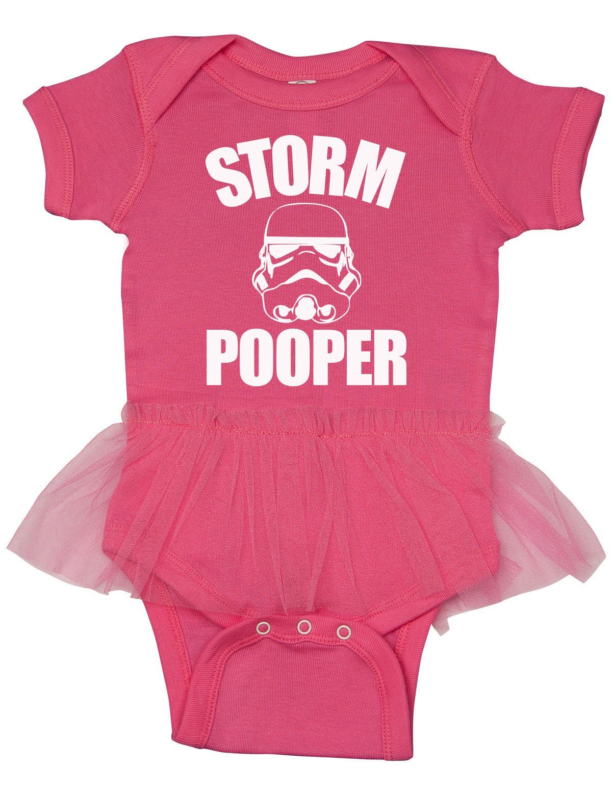 Newborn Infant Baby STORM POOPER Girls Bodysuit Romper Jumpsuit Get