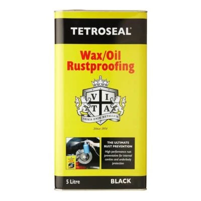 Aceite de cera Tetroseal inoxidable negro 5 litros anticorrosión 5L fácil de usar... - Imagen 1 de 4