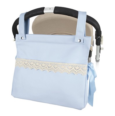 Bolso Talega de Polipiel Para Carrito de Bebe Modelo Penelope Azul | eBay