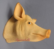 Kopf Gesicht Deko Wand Wandfigur Wanddekoration Figur Statue Skulptur Tierkopf