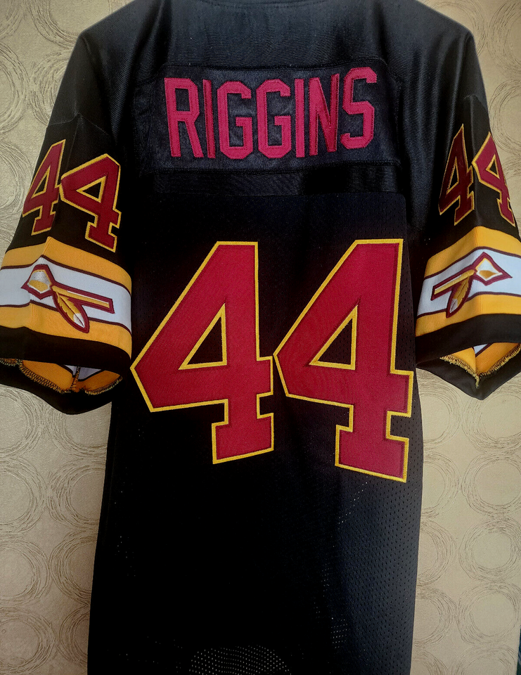 NEW TAG Washington Redskins #44 John Riggins Dual Patches sewn MENS ...