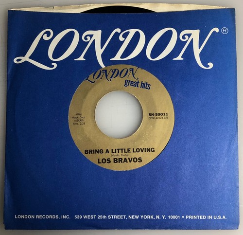Los Bravos / Black Is Black / London Records 45rpm / NM - Picture 2 of 5