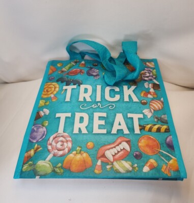 HALLOWEEN Reusable Tote Bag 10'' x 11'' x 6''  TRICK OR TREAT By Marshall's