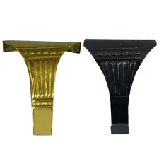 Victorian Style Picture Rail Hook in Solid Brass - 2 Finish Choices