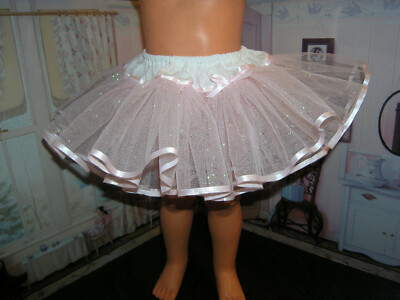 Pink Net Slip Petticoat Crinoline Pink Ribbon 23/" Doll clothes fits My Twinn