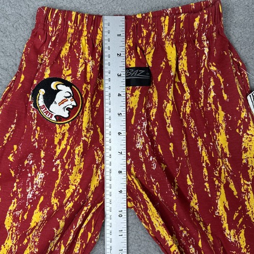 Zubaz Pants Youth Med (5-6) Florida State Seminoles NWT Pockets FSU Vintage - Picture 4 of 11
