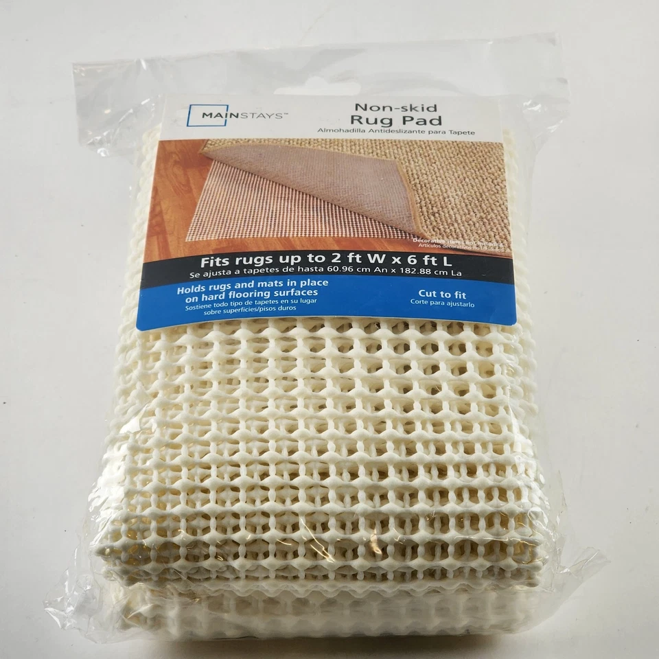 Mainstays 防滑地毯垫 适用于 2 x 6 英寸地毯或切工,适合硬木地板 — 第 3/4 张图片