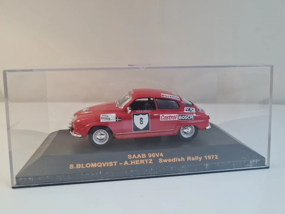 1:43 COCHE SAAB 96V4 BLOMQVIST HERTZ RALLY SUECIA 1972 RALLYE ALTAYA IXO 1/43 - Imagen 3 de 3