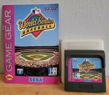 World Series Baseball - SEGA Game Gear - Cartridge w/ Dust Cover & Manual Only