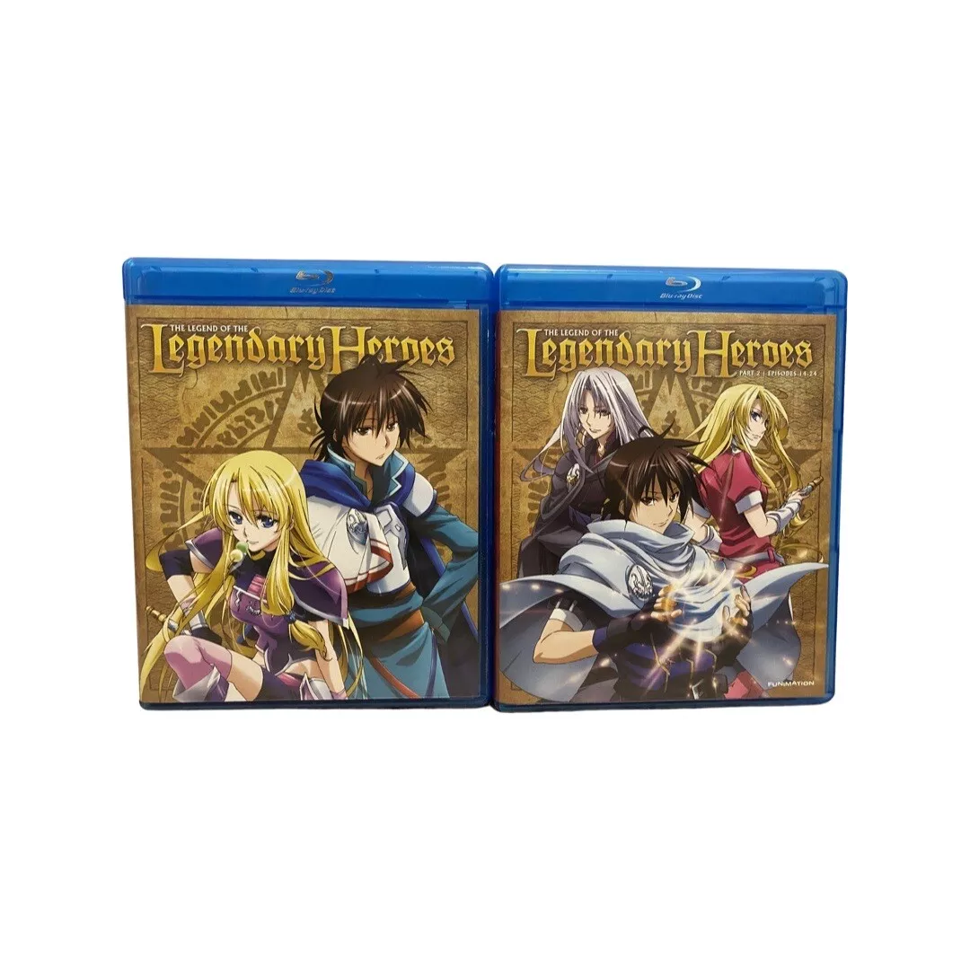 The Legend of the Legendary Heroes Season 1 Pt. 1 & 2 blu-ray