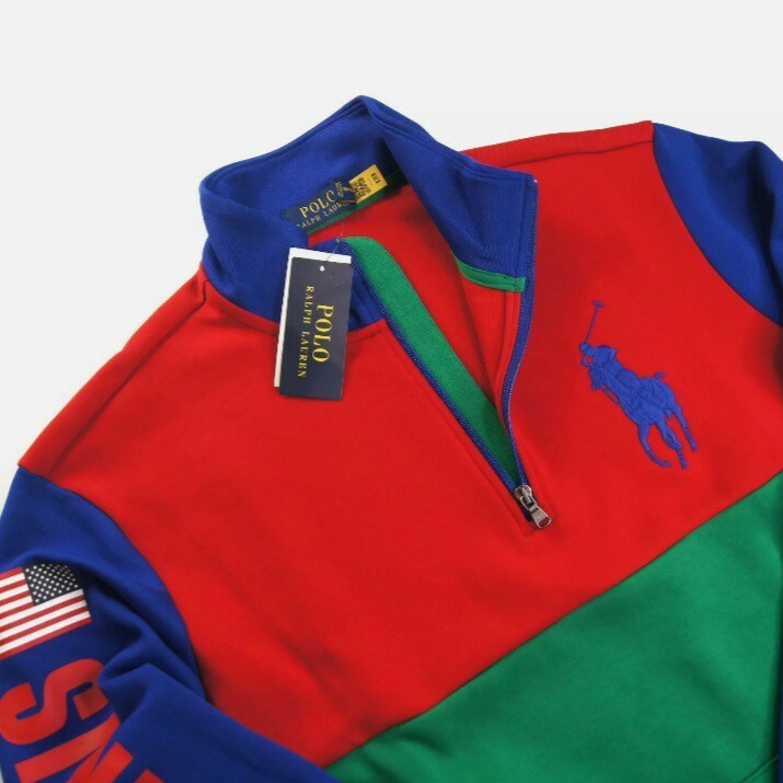 Polo Ralph Lauren POLO TENNIS 1 4 cerniera grande pony XL costa $168