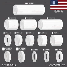 Vinyl Pinstriping Pin Stripe Car Styling Adhesive Tape Decal Sticker GLOSS WHITE