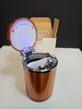 Smokeless Portable Ashtray. New In Box. Vintage. Lighted. Car Use, Home Use,...