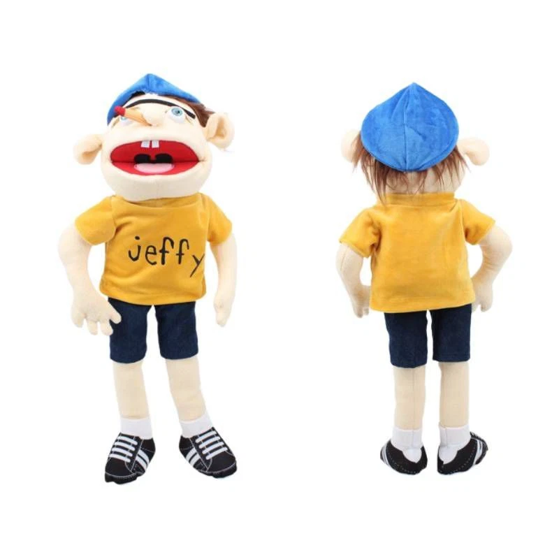 Jeffy Plush Toy Cosplay Jeffy Hat Hand Puppet Game Stuffed, 43 OFF