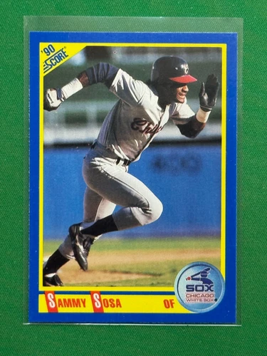 1990 Score Baseball #558 Sammy Sosa RC