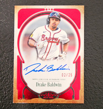 Topps 2026 Tier One Drake Baldwin Braves Prime Performers Auto Red 02/25