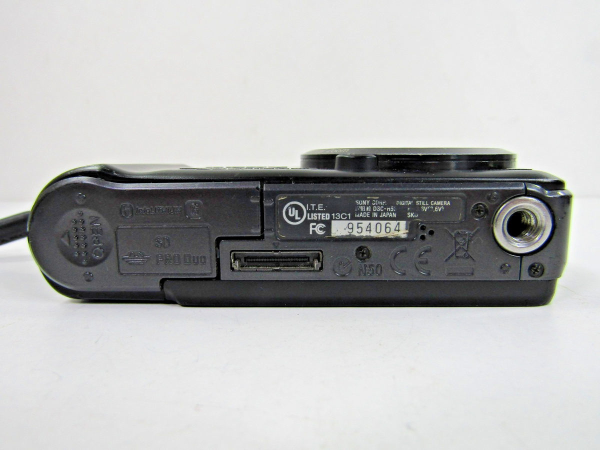 Sony Cyber-shot DSC-H55 14.1MP Digital Camera - Black for sale