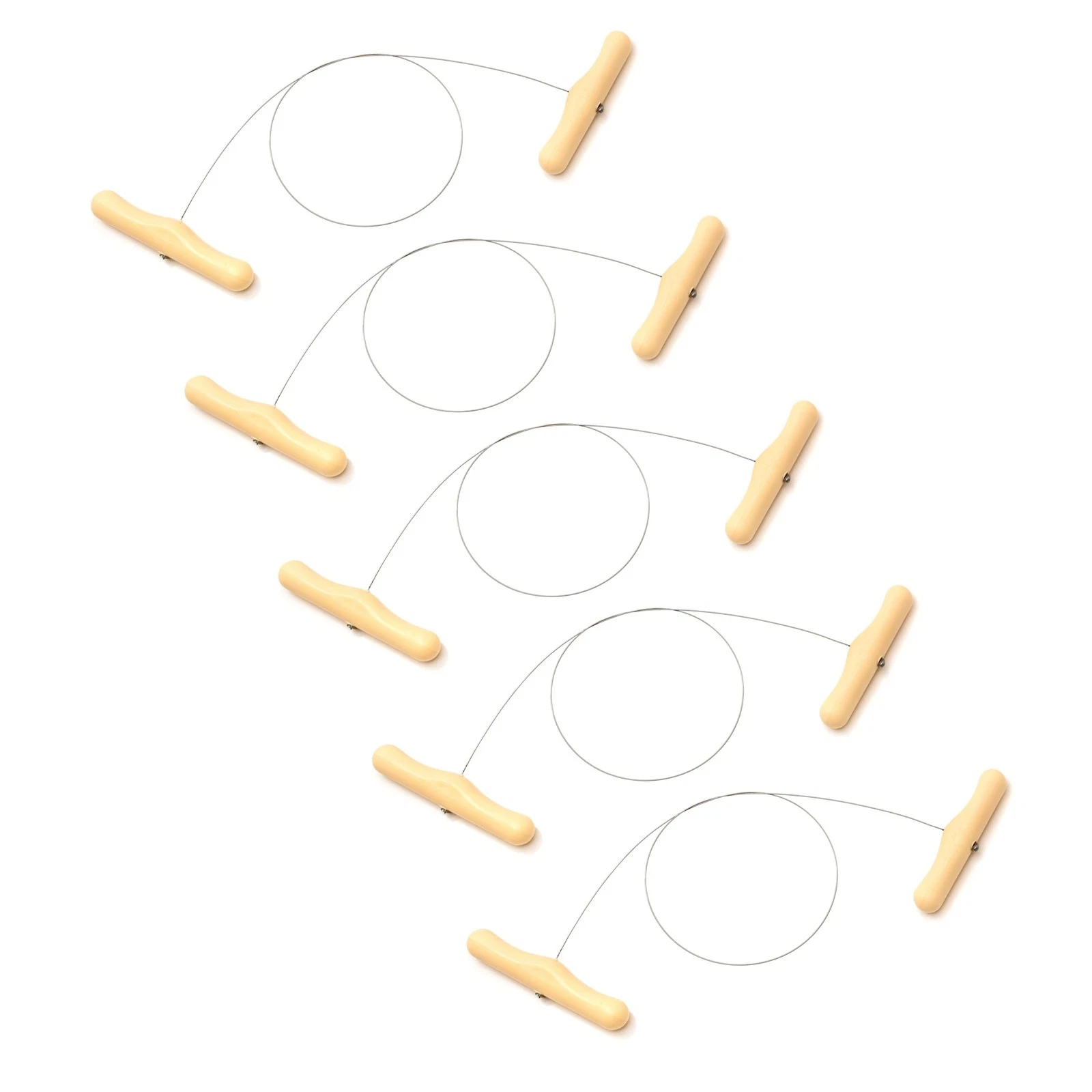 Cheese Cutter with Wire 10 Pcs - Stainless Steel Cheese Wire 18.5 Inch - Port...
