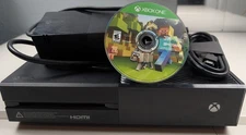 Xbox One Console 1540 500GB Tested & Working Minecraft Game HDMI No Controller