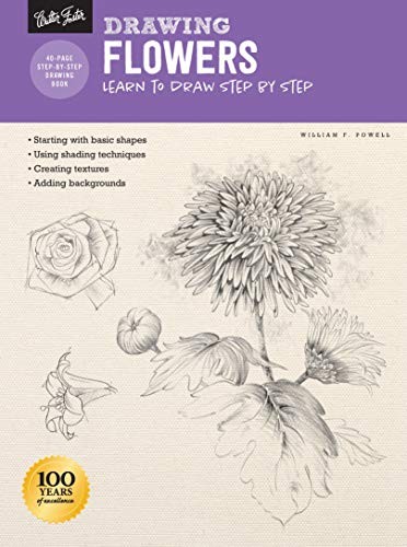 Drawing: Flowers with William F. Powell: Learn to by William F Powell PAPERBACK - Image 3