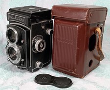 ROLLEICORD Vb 2649029 XENAR 75/3.5 year 1963 with caps and case EXC